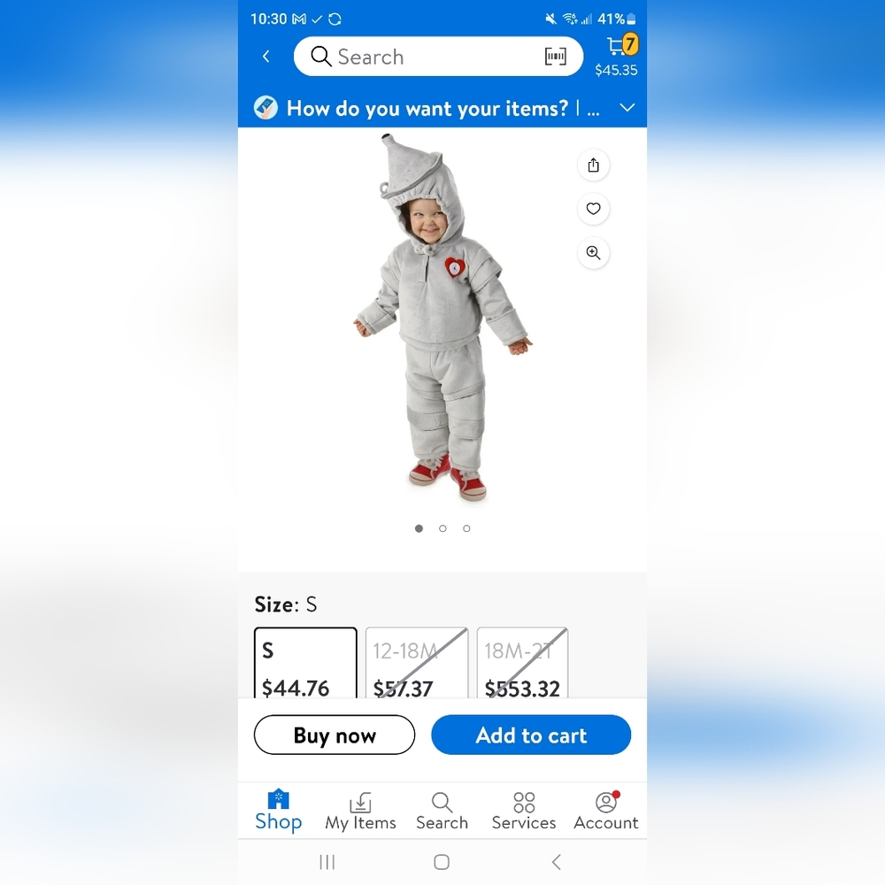 Tin Man Halloween Costume 4T